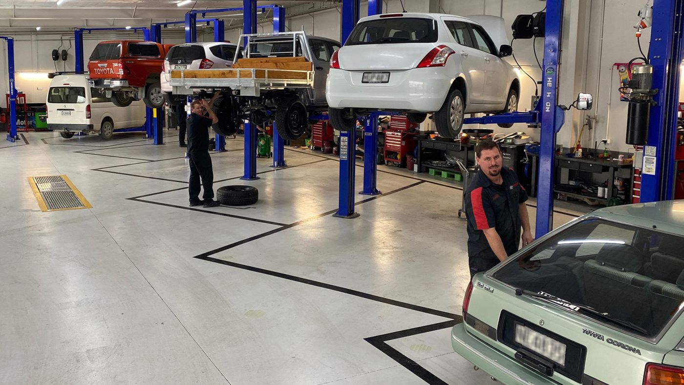 Service workshop Bowater Toyota Richmond