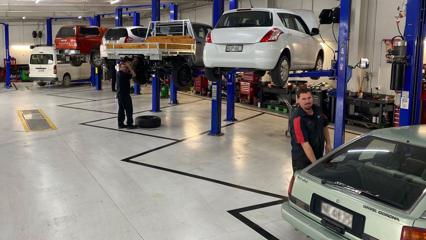 Service workshop Bowater Toyota Richmond